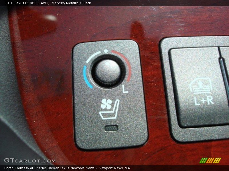 Mercury Metallic / Black 2010 Lexus LS 460 L AWD
