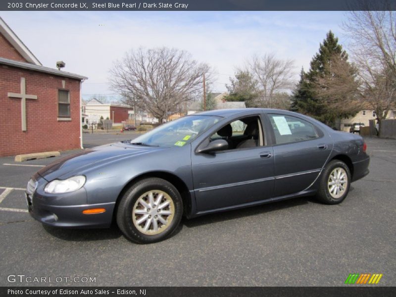 Steel Blue Pearl / Dark Slate Gray 2003 Chrysler Concorde LX