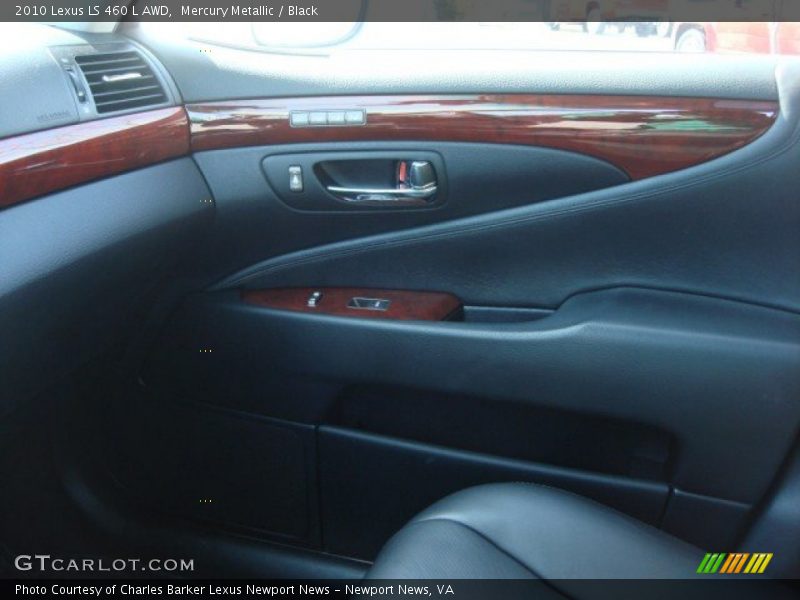 Mercury Metallic / Black 2010 Lexus LS 460 L AWD