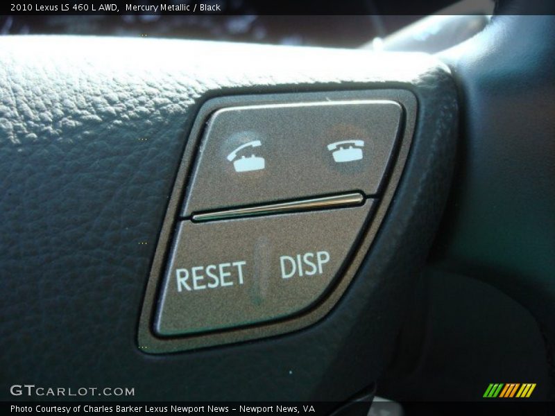 Mercury Metallic / Black 2010 Lexus LS 460 L AWD