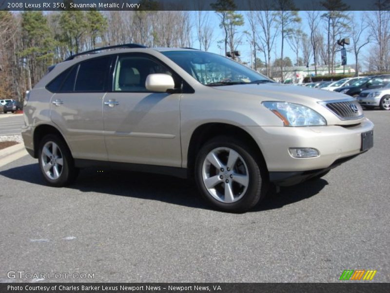 Savannah Metallic / Ivory 2008 Lexus RX 350
