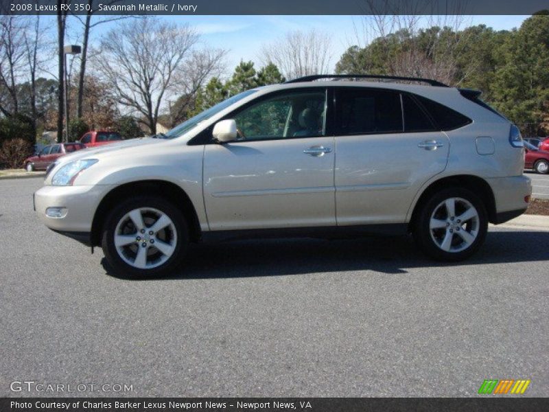 Savannah Metallic / Ivory 2008 Lexus RX 350