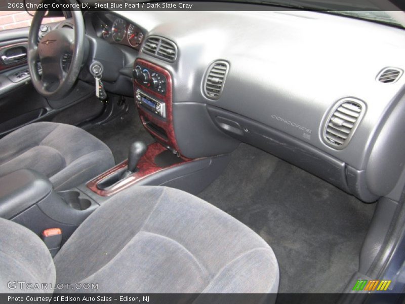 Steel Blue Pearl / Dark Slate Gray 2003 Chrysler Concorde LX