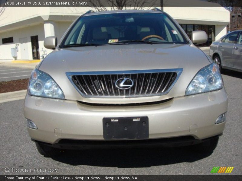 Savannah Metallic / Ivory 2008 Lexus RX 350