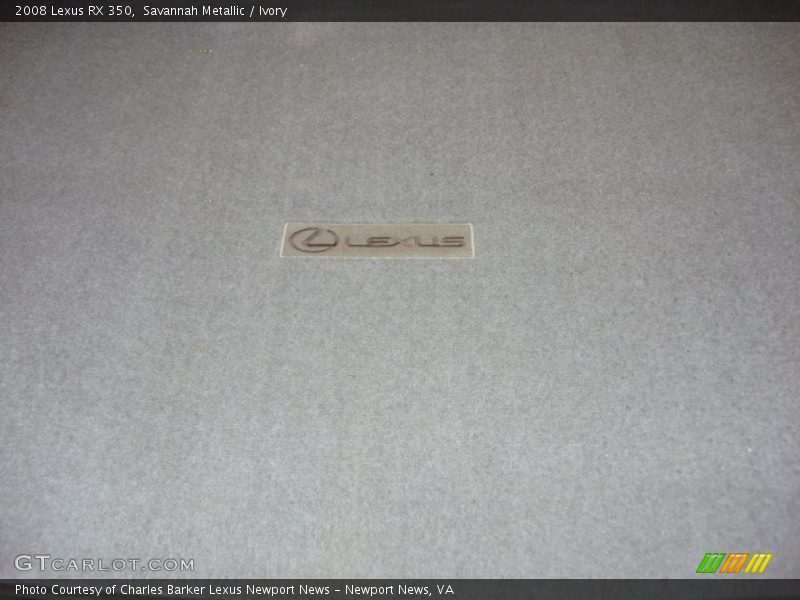 Savannah Metallic / Ivory 2008 Lexus RX 350