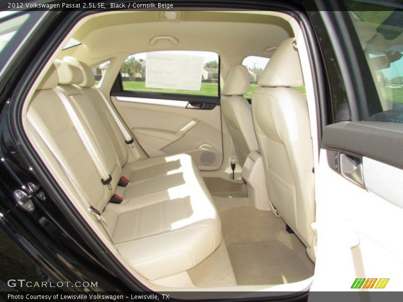 Black / Cornsilk Beige 2012 Volkswagen Passat 2.5L SE