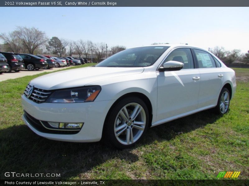Candy White / Cornsilk Beige 2012 Volkswagen Passat V6 SE