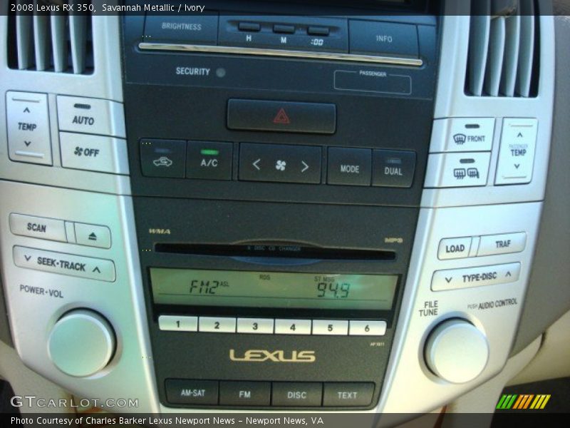 Savannah Metallic / Ivory 2008 Lexus RX 350
