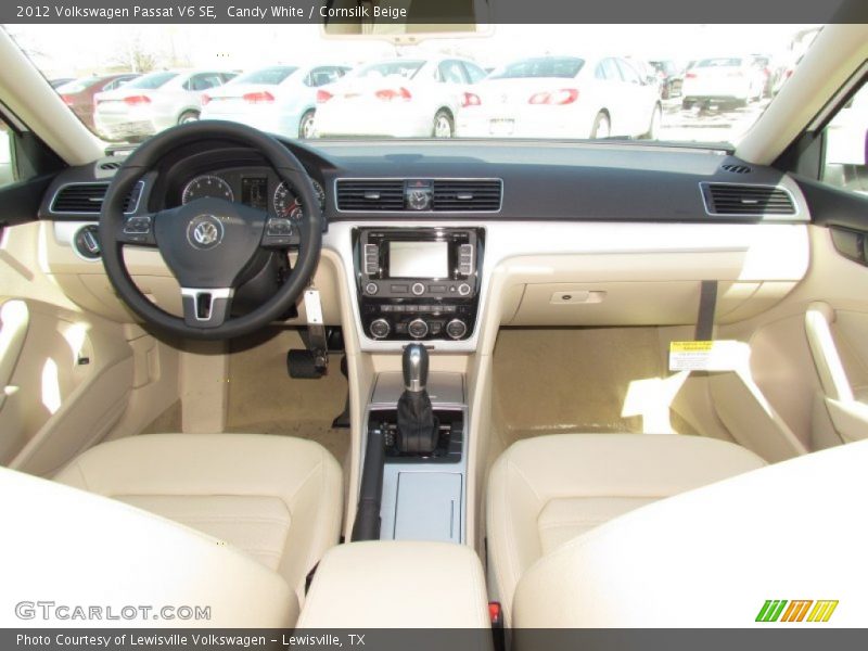 Candy White / Cornsilk Beige 2012 Volkswagen Passat V6 SE