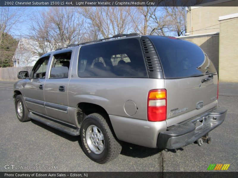 Light Pewter Metallic / Graphite/Medium Gray 2002 Chevrolet Suburban 1500 LS 4x4
