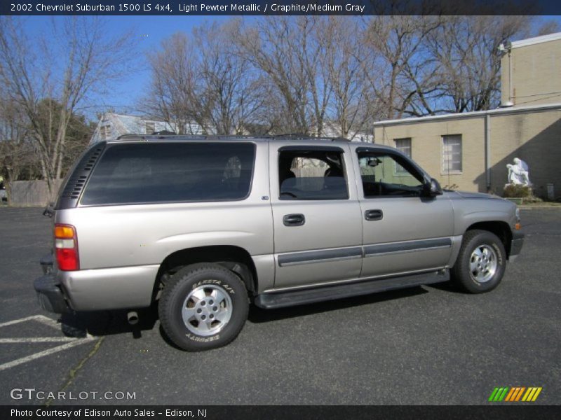 Light Pewter Metallic / Graphite/Medium Gray 2002 Chevrolet Suburban 1500 LS 4x4