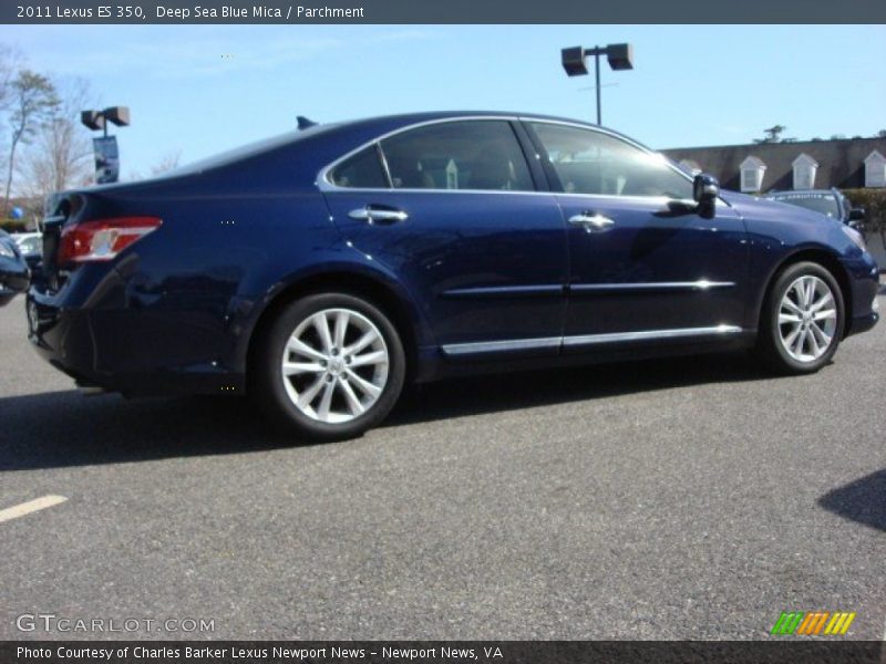 Deep Sea Blue Mica / Parchment 2011 Lexus ES 350