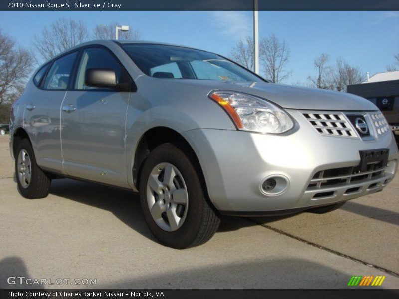 Silver Ice / Gray 2010 Nissan Rogue S