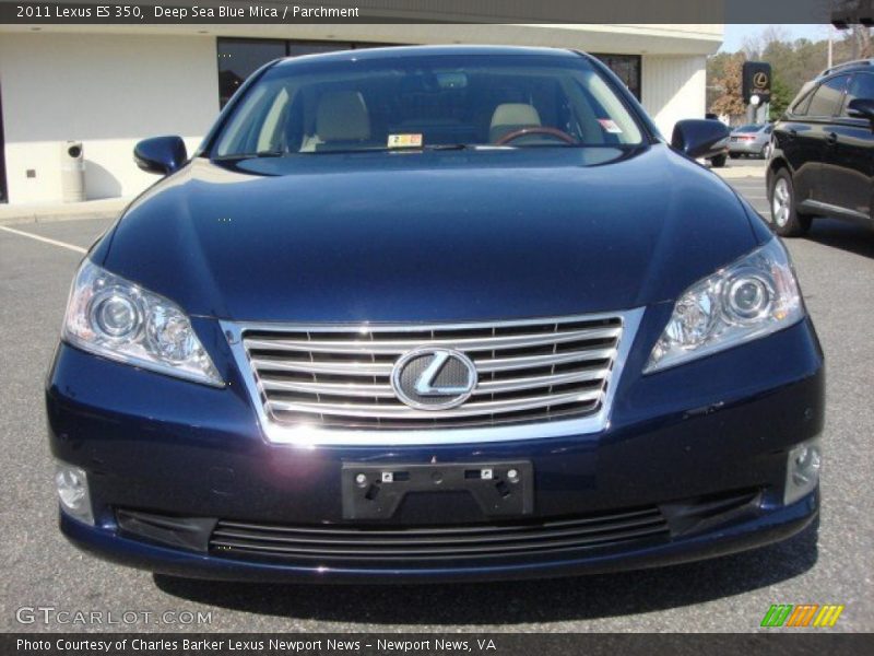 Deep Sea Blue Mica / Parchment 2011 Lexus ES 350