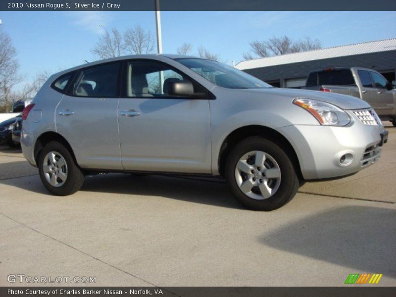 Silver Ice / Gray 2010 Nissan Rogue S