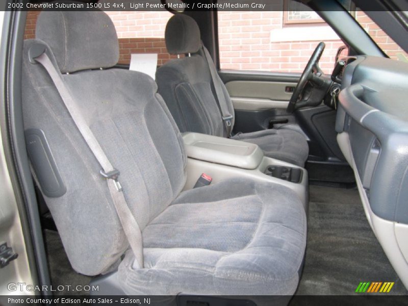 Light Pewter Metallic / Graphite/Medium Gray 2002 Chevrolet Suburban 1500 LS 4x4