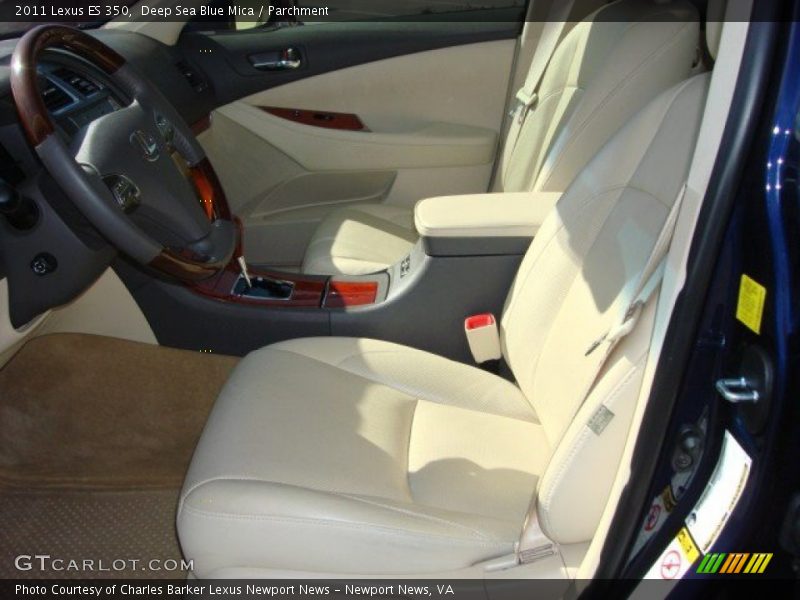 Deep Sea Blue Mica / Parchment 2011 Lexus ES 350