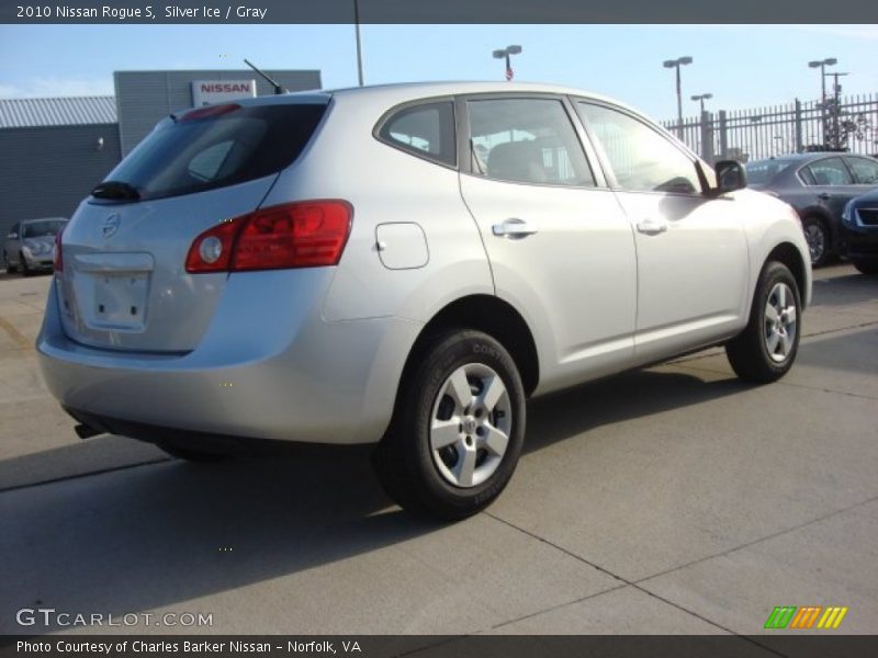 Silver Ice / Gray 2010 Nissan Rogue S