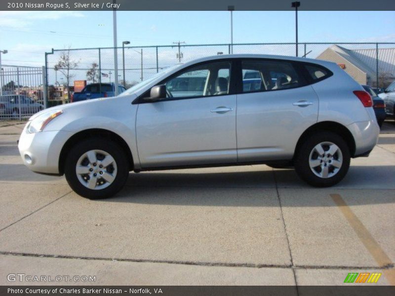 Silver Ice / Gray 2010 Nissan Rogue S
