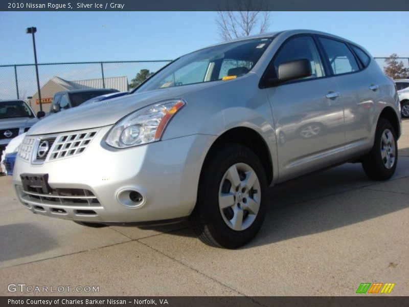 Silver Ice / Gray 2010 Nissan Rogue S