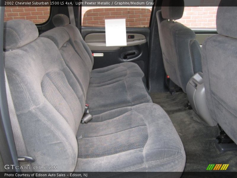 Light Pewter Metallic / Graphite/Medium Gray 2002 Chevrolet Suburban 1500 LS 4x4
