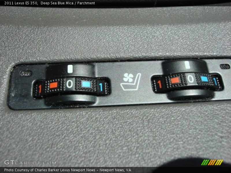 Controls of 2011 ES 350