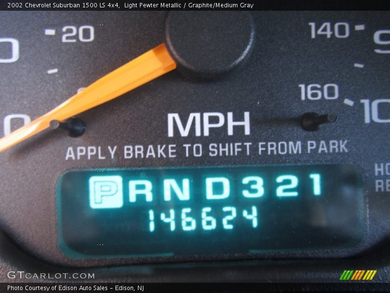 Light Pewter Metallic / Graphite/Medium Gray 2002 Chevrolet Suburban 1500 LS 4x4