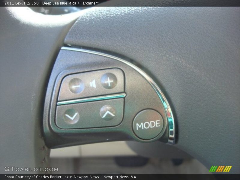 Deep Sea Blue Mica / Parchment 2011 Lexus ES 350