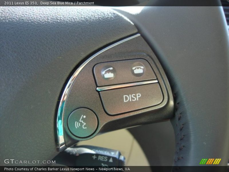 Deep Sea Blue Mica / Parchment 2011 Lexus ES 350