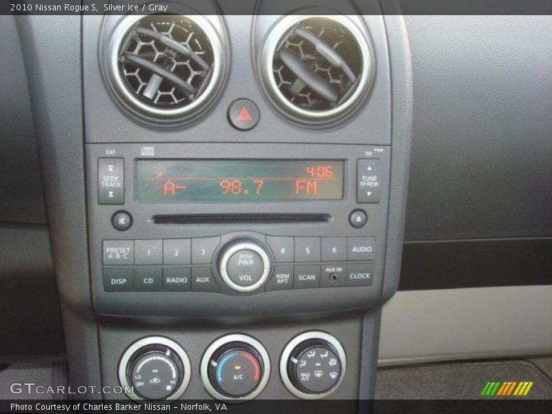Silver Ice / Gray 2010 Nissan Rogue S