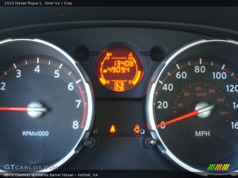 Silver Ice / Gray 2010 Nissan Rogue S