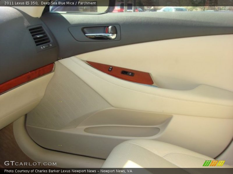 Deep Sea Blue Mica / Parchment 2011 Lexus ES 350