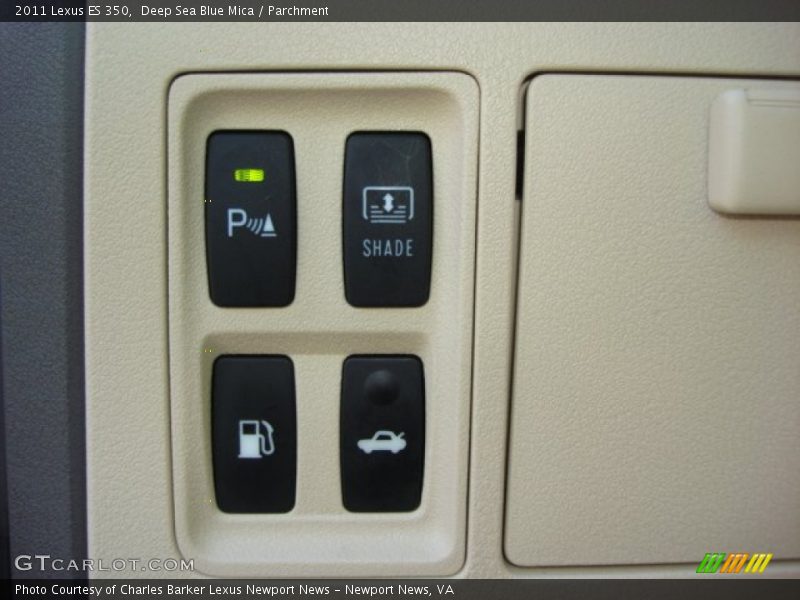 Deep Sea Blue Mica / Parchment 2011 Lexus ES 350