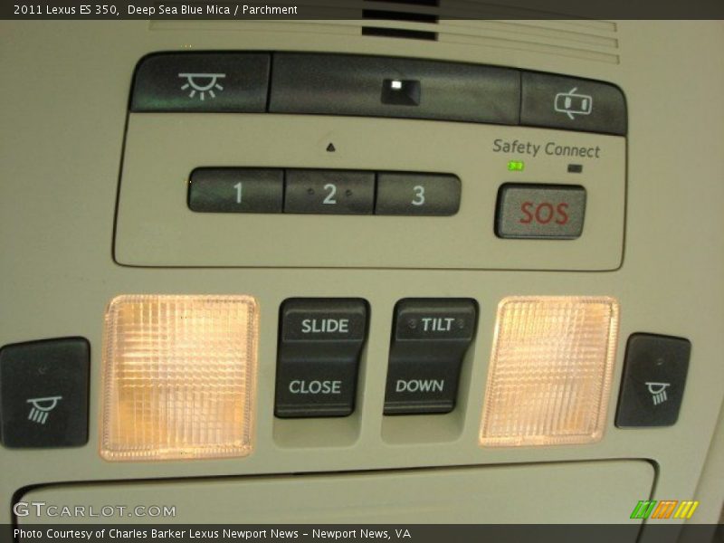 Deep Sea Blue Mica / Parchment 2011 Lexus ES 350