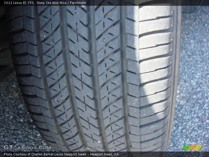 Deep Sea Blue Mica / Parchment 2011 Lexus ES 350