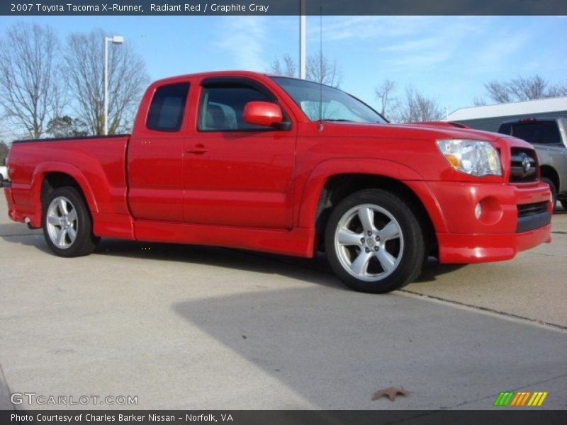 Radiant Red / Graphite Gray 2007 Toyota Tacoma X-Runner