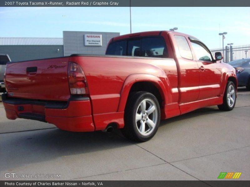 Radiant Red / Graphite Gray 2007 Toyota Tacoma X-Runner