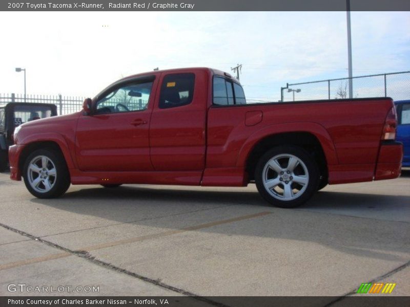 Radiant Red / Graphite Gray 2007 Toyota Tacoma X-Runner