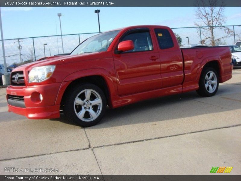 Radiant Red / Graphite Gray 2007 Toyota Tacoma X-Runner