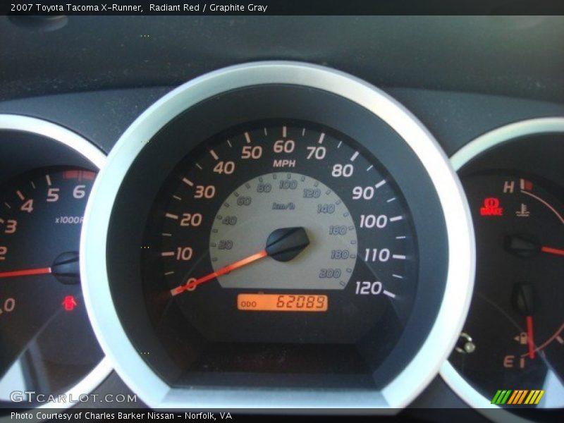 Radiant Red / Graphite Gray 2007 Toyota Tacoma X-Runner