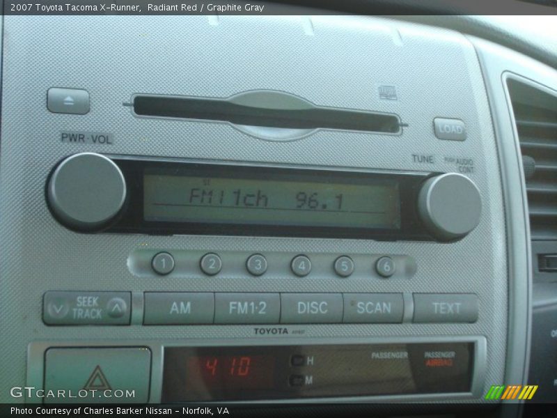 Radiant Red / Graphite Gray 2007 Toyota Tacoma X-Runner