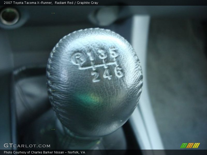  2007 Tacoma X-Runner 6 Speed Manual Shifter