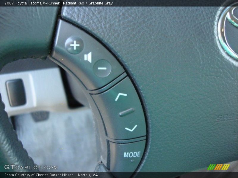 Radiant Red / Graphite Gray 2007 Toyota Tacoma X-Runner