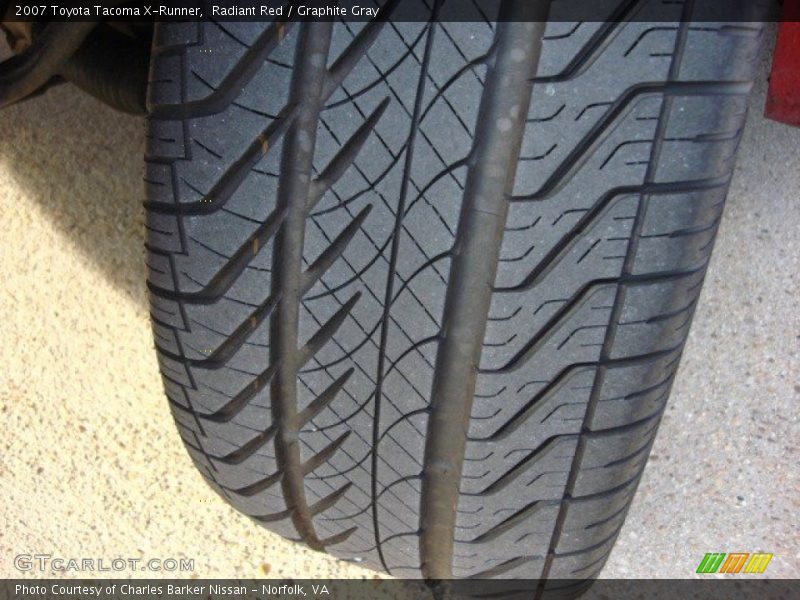Radiant Red / Graphite Gray 2007 Toyota Tacoma X-Runner