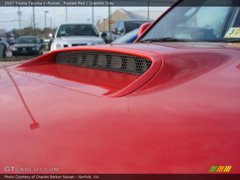Radiant Red / Graphite Gray 2007 Toyota Tacoma X-Runner