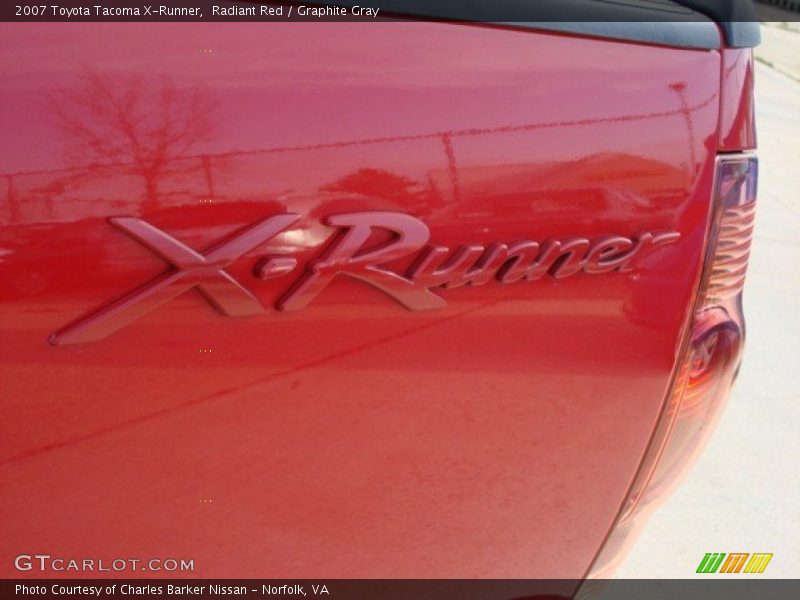 X Runner Badge - 2007 Toyota Tacoma X-Runner