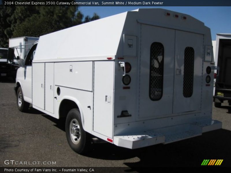 Summit White / Medium Dark Pewter 2004 Chevrolet Express 3500 Cutaway Commercial Van
