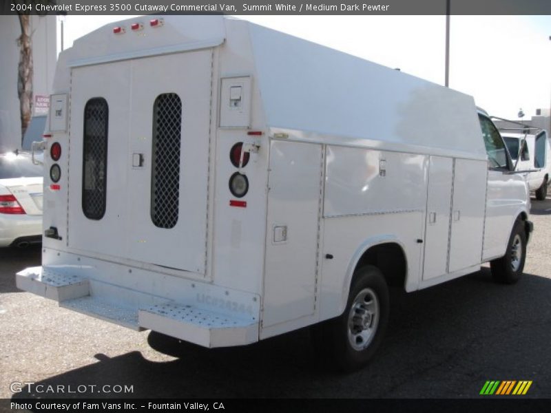 Summit White / Medium Dark Pewter 2004 Chevrolet Express 3500 Cutaway Commercial Van