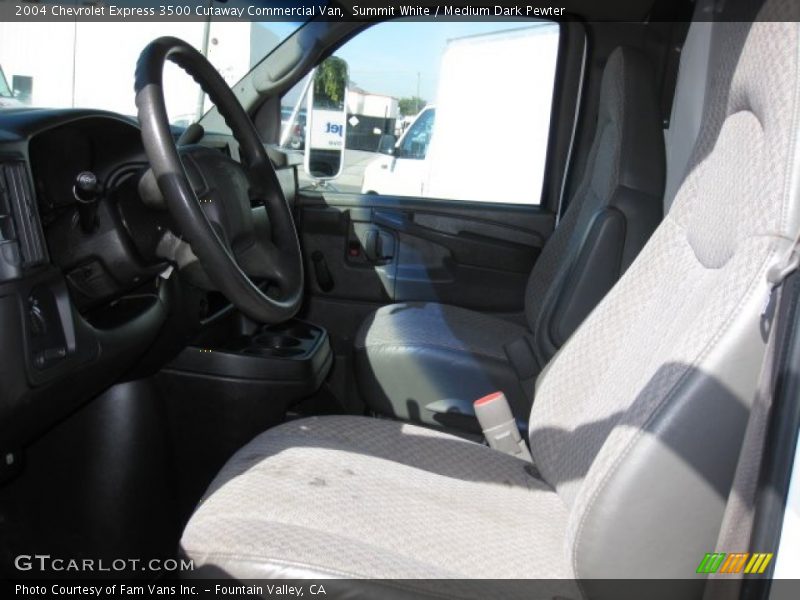 Summit White / Medium Dark Pewter 2004 Chevrolet Express 3500 Cutaway Commercial Van