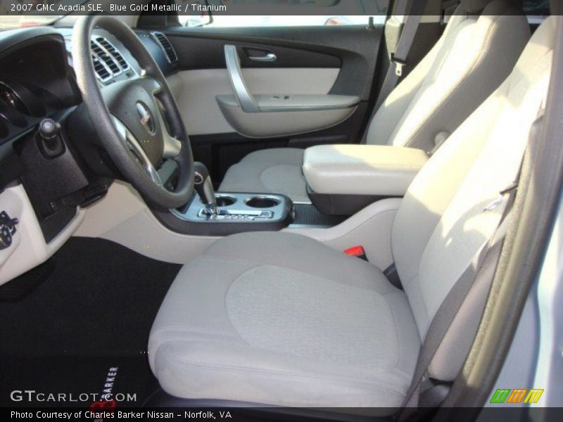 Blue Gold Metallic / Titanium 2007 GMC Acadia SLE